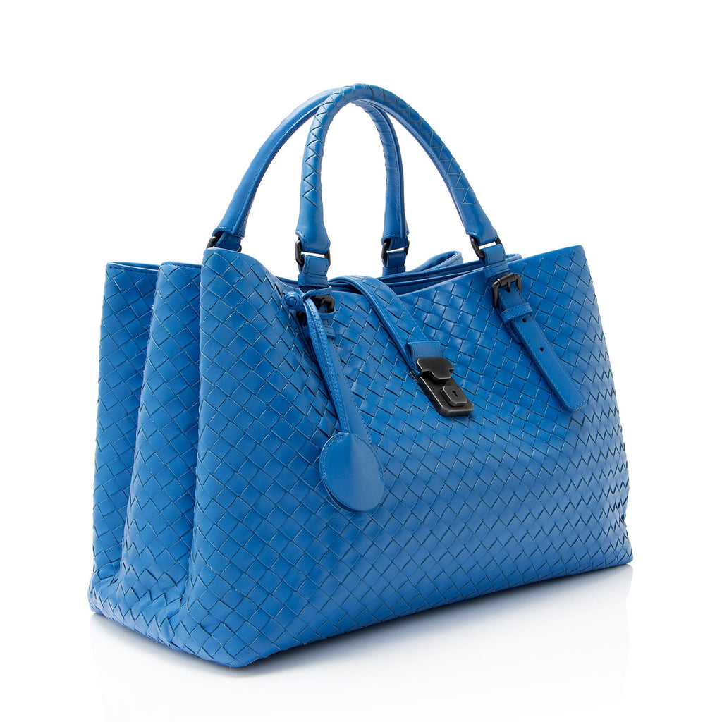 Bottega Veneta Intrecciato Nappa Roma Medium Satchel