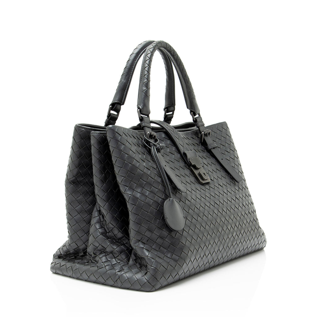 Bottega Veneta Intrecciato Nappa Roma Medium Satchel