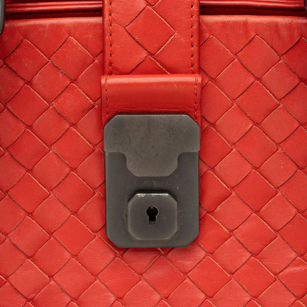 Bottega Veneta Intrecciato Nappa Roma Small Satchel