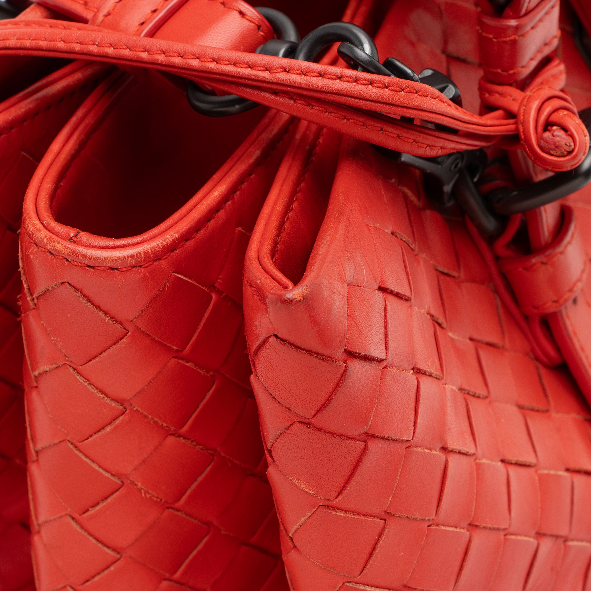 Bottega Veneta Intrecciato Nappa Roma Small Satchel