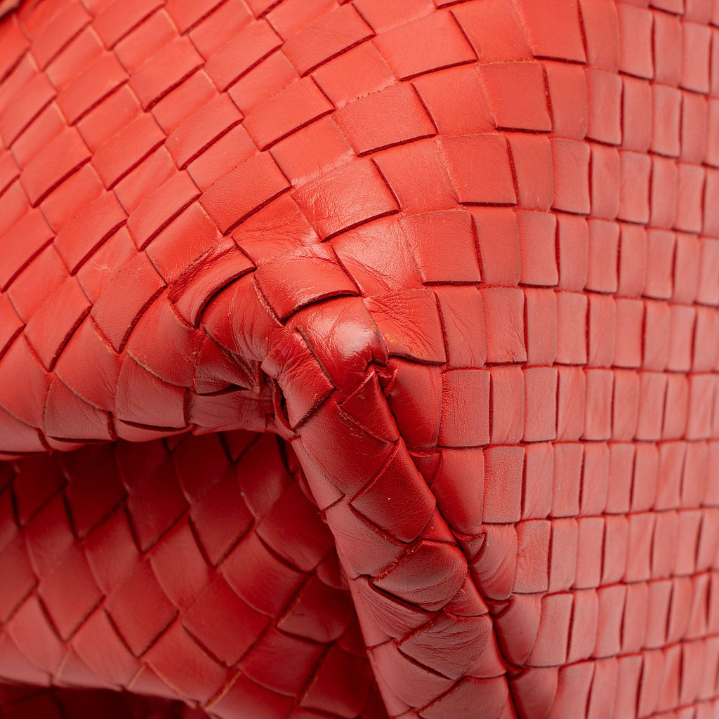 Bottega Veneta Intrecciato Nappa Roma Small Satchel