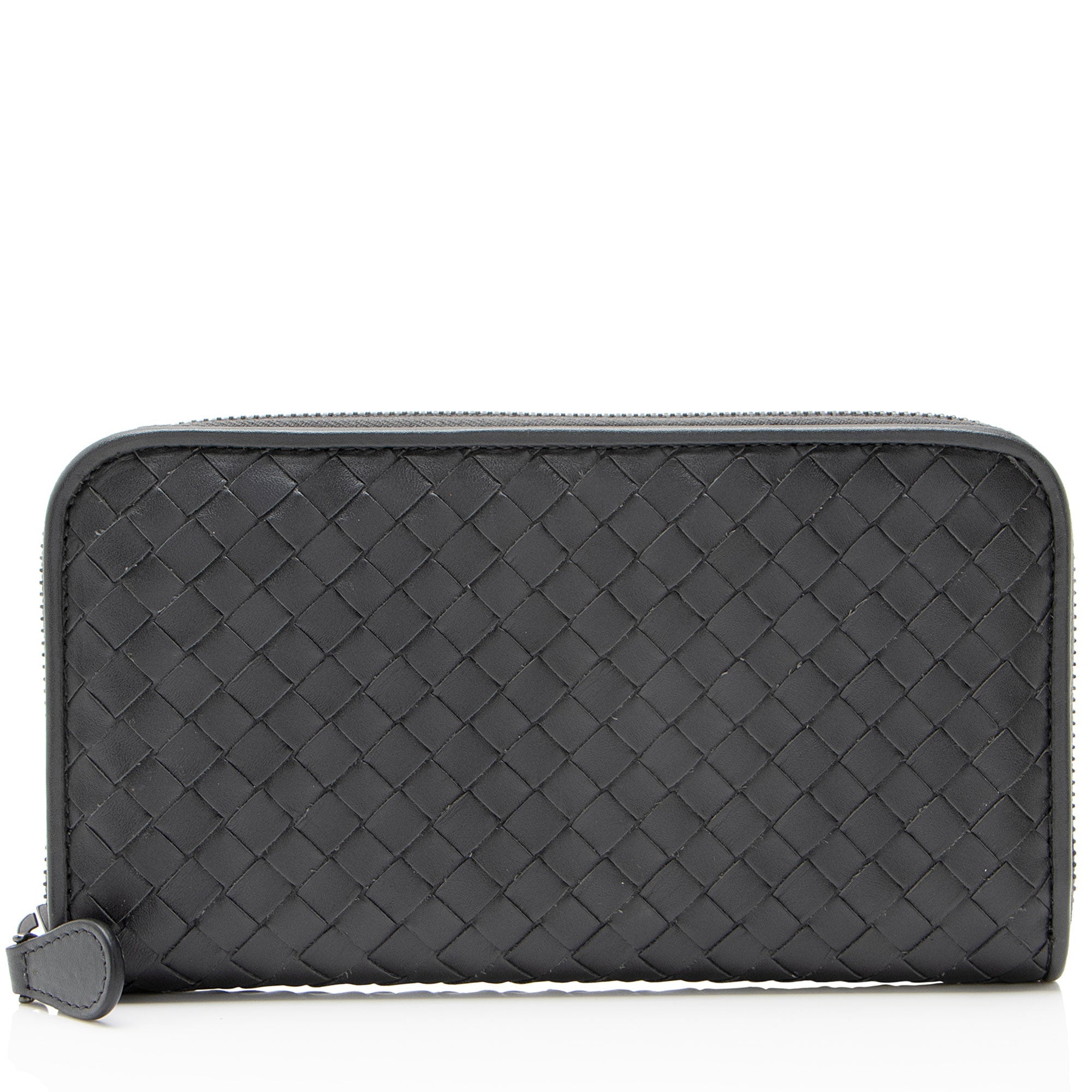 Bottega Veneta Intrecciato Nappa Zip Around Wallet