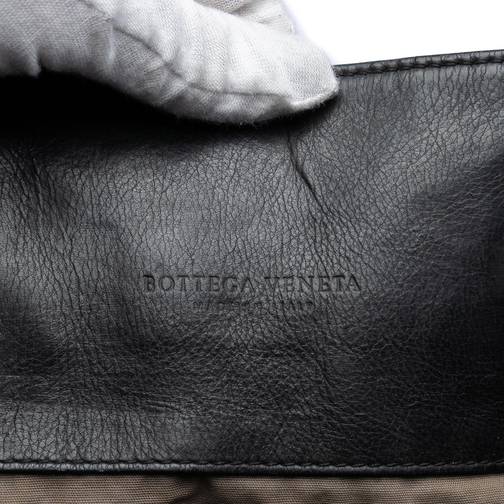 Bottega Veneta Intrecciato Trimmed Leather Soft Briefcase