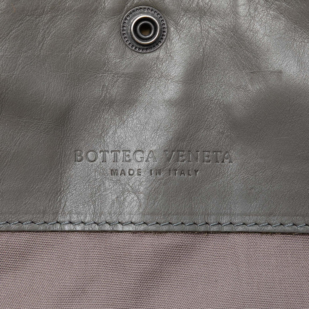 Bottega Veneta Intrecciato Trimmed Nappa Convertible Tote