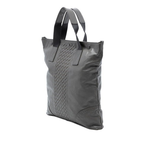 Bottega Veneta Intrecciato Trimmed Nappa Convertible Tote