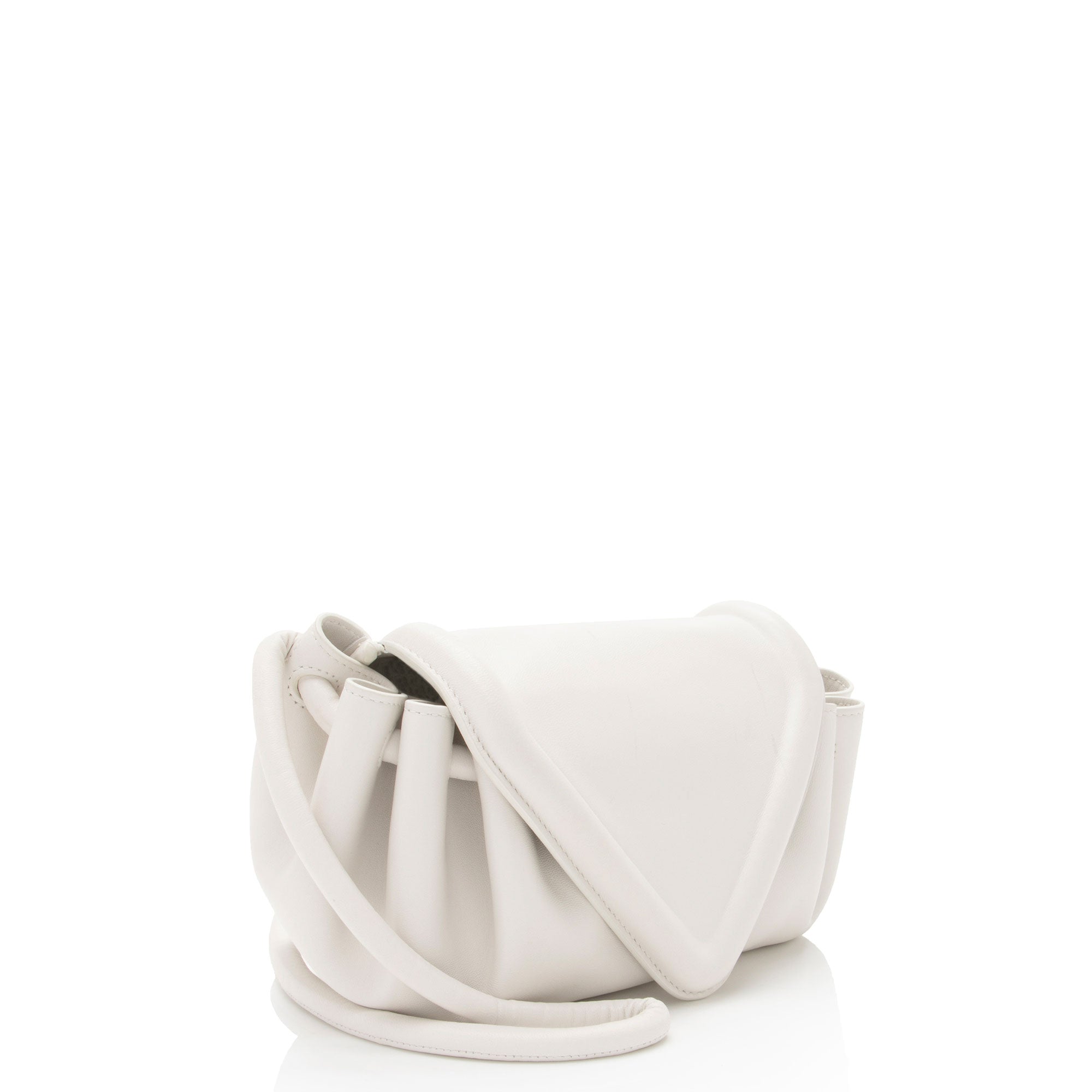Bottega Veneta Lambskin Beak Crossbody