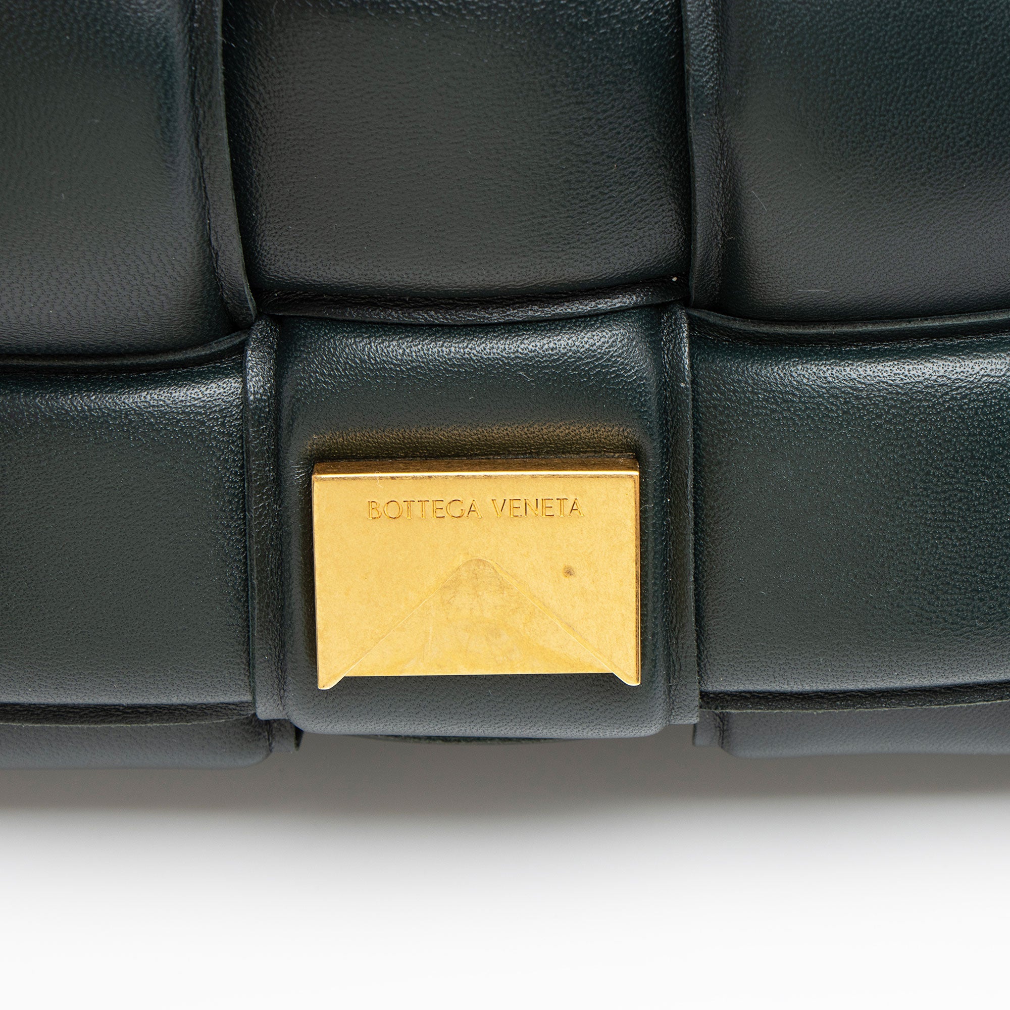 Bottega Veneta Lambskin Cassette Chain Maxi Shoulder Bag