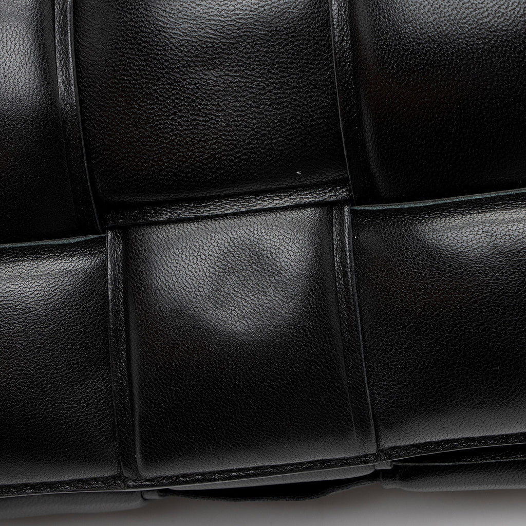 Bottega Veneta Lambskin Cassette Chain Maxi Shoulder Bag