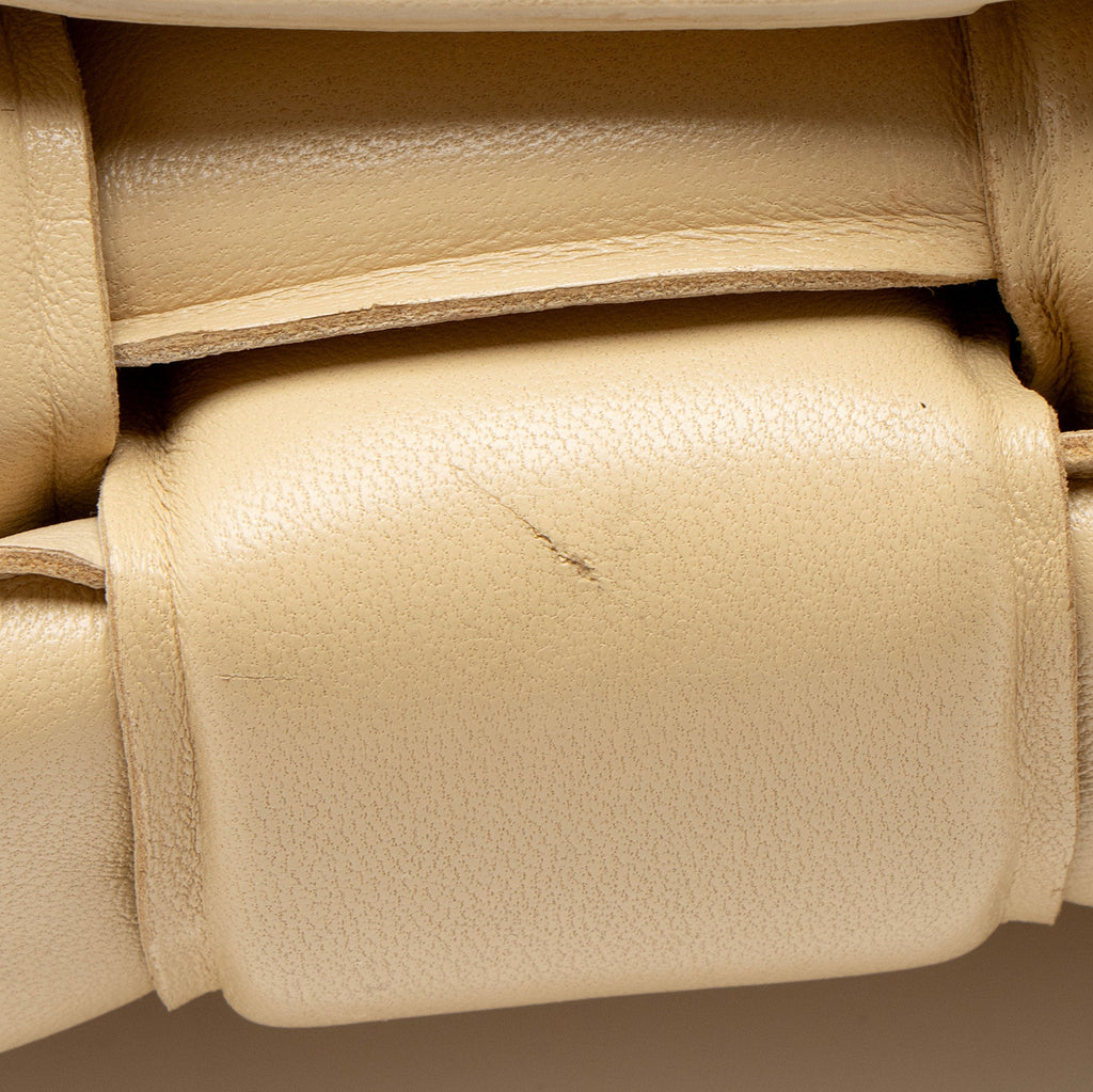 Bottega Veneta Lambskin Cassette Chain Maxi Shoulder Bag