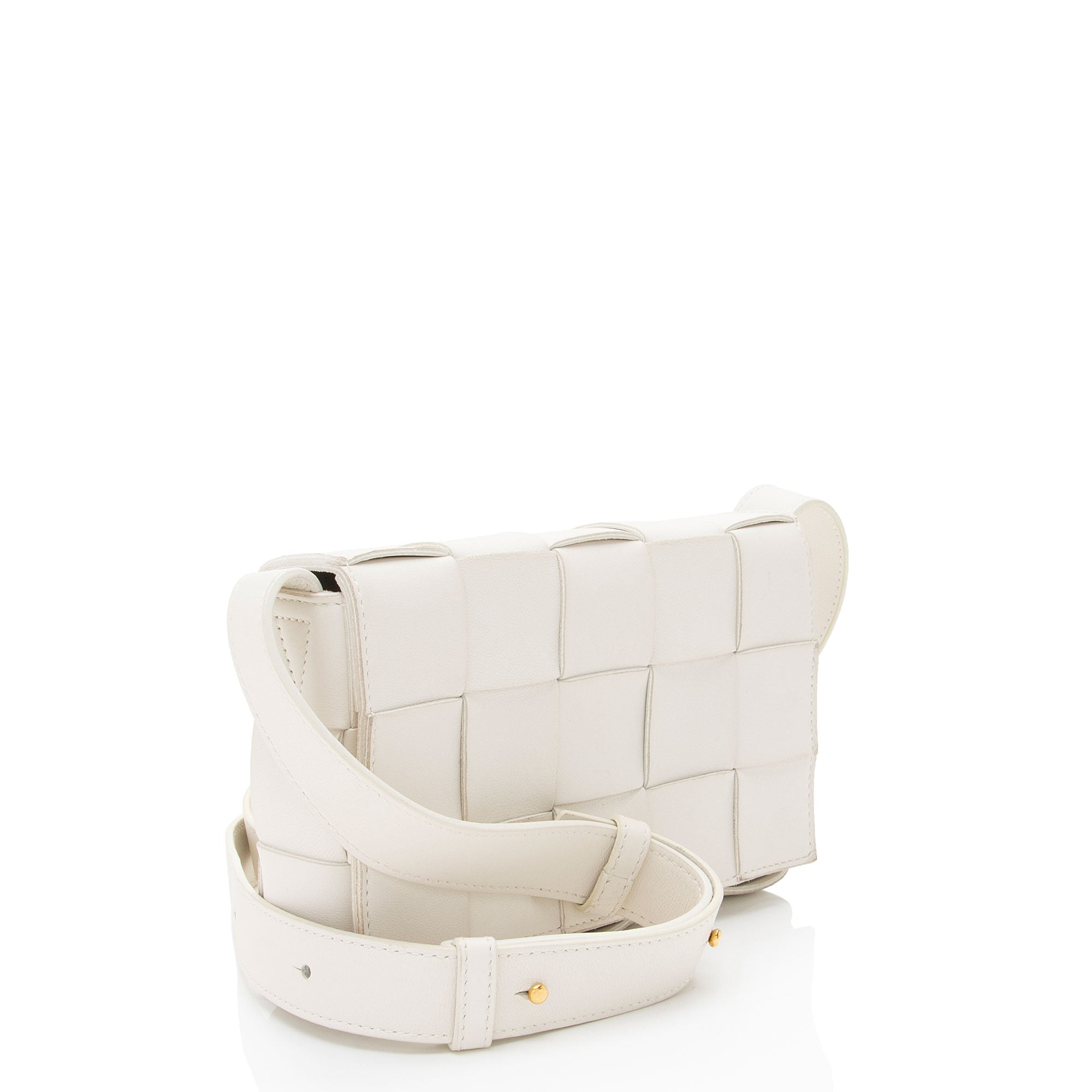 Bottega Veneta Lambskin Cassette Small Crossbody