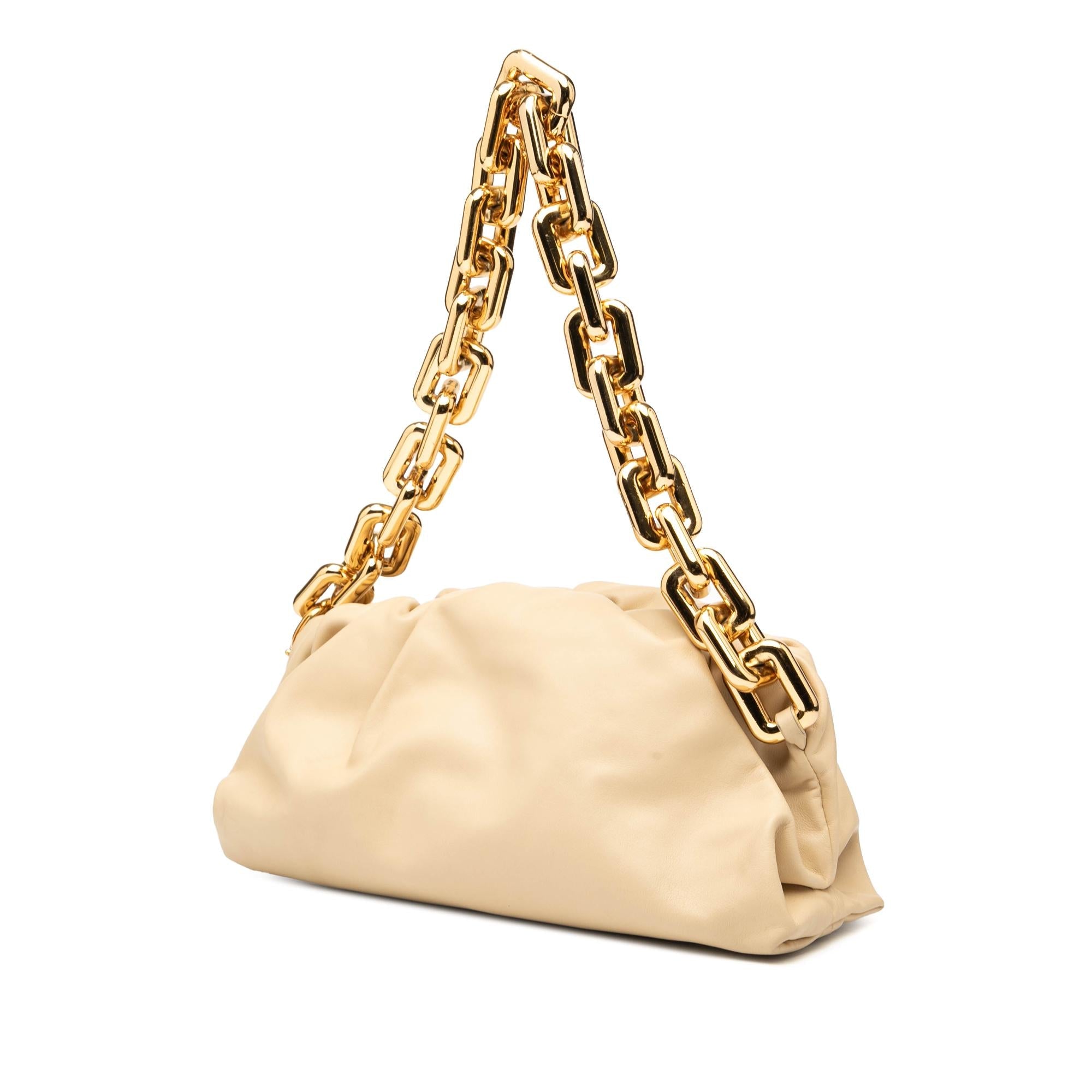 Bottega Veneta Lambskin Chain Pouch