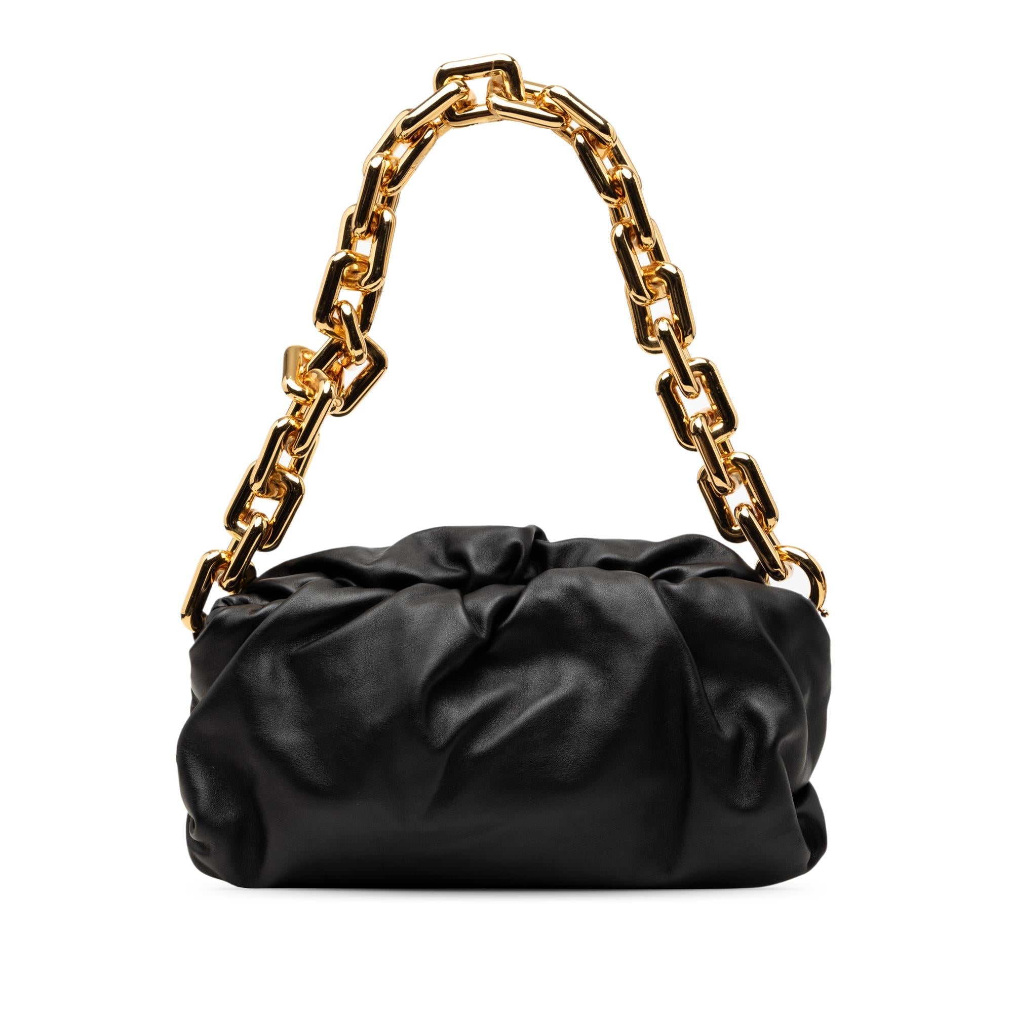 Bottega Veneta Lambskin Chain Pouch