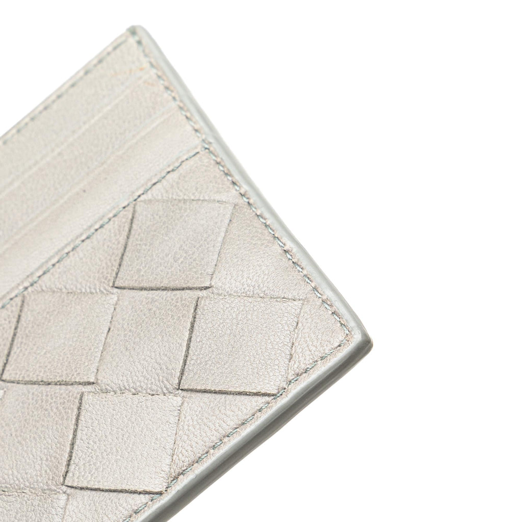 Bottega Veneta Lambskin Intrecciato Credit Card Case