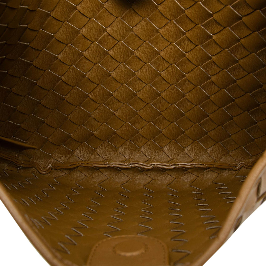 Bottega Veneta Lambskin Intrecciato Sardine Satchel