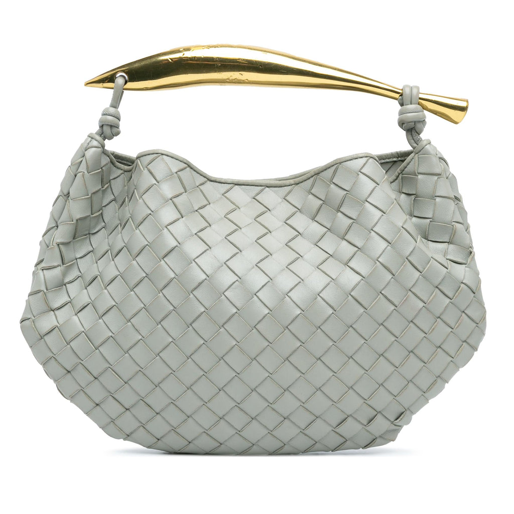 Bottega Veneta Lambskin Intrecciato Sardine