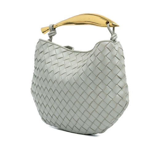 Bottega Veneta Lambskin Intrecciato Sardine