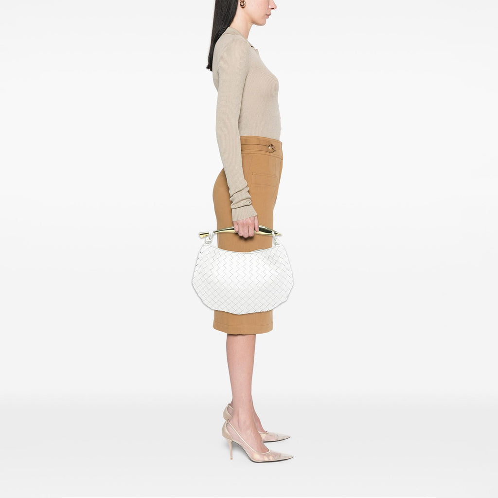 Bottega Veneta Lambskin Intrecciato Sardine