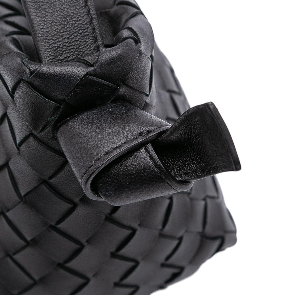 Bottega Veneta Lambskin Intrecciato Tie Shoulder Bag