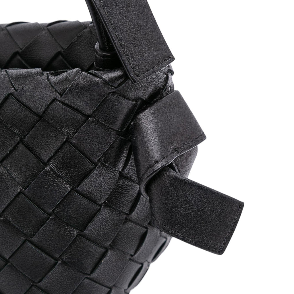 Bottega Veneta Lambskin Intrecciato Tie Shoulder Bag