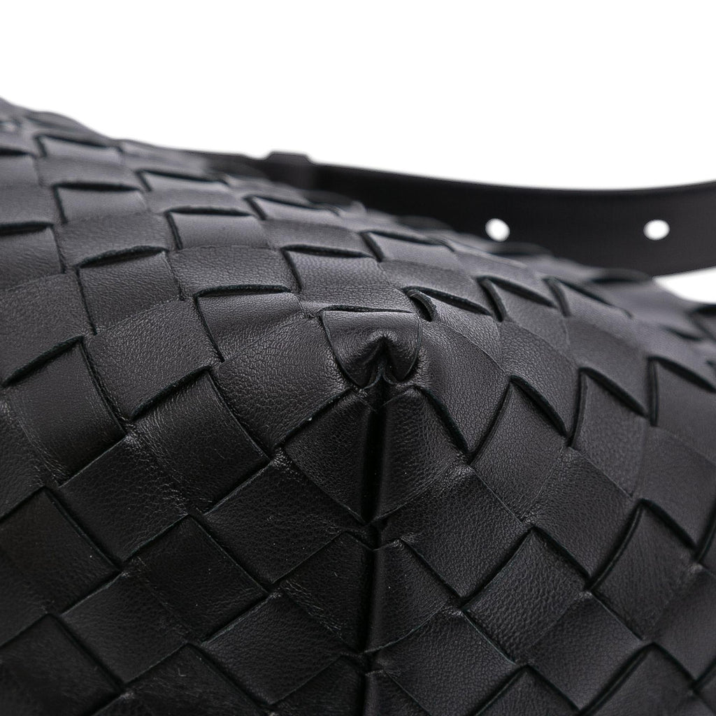 Bottega Veneta Lambskin Intrecciato Tie Shoulder Bag