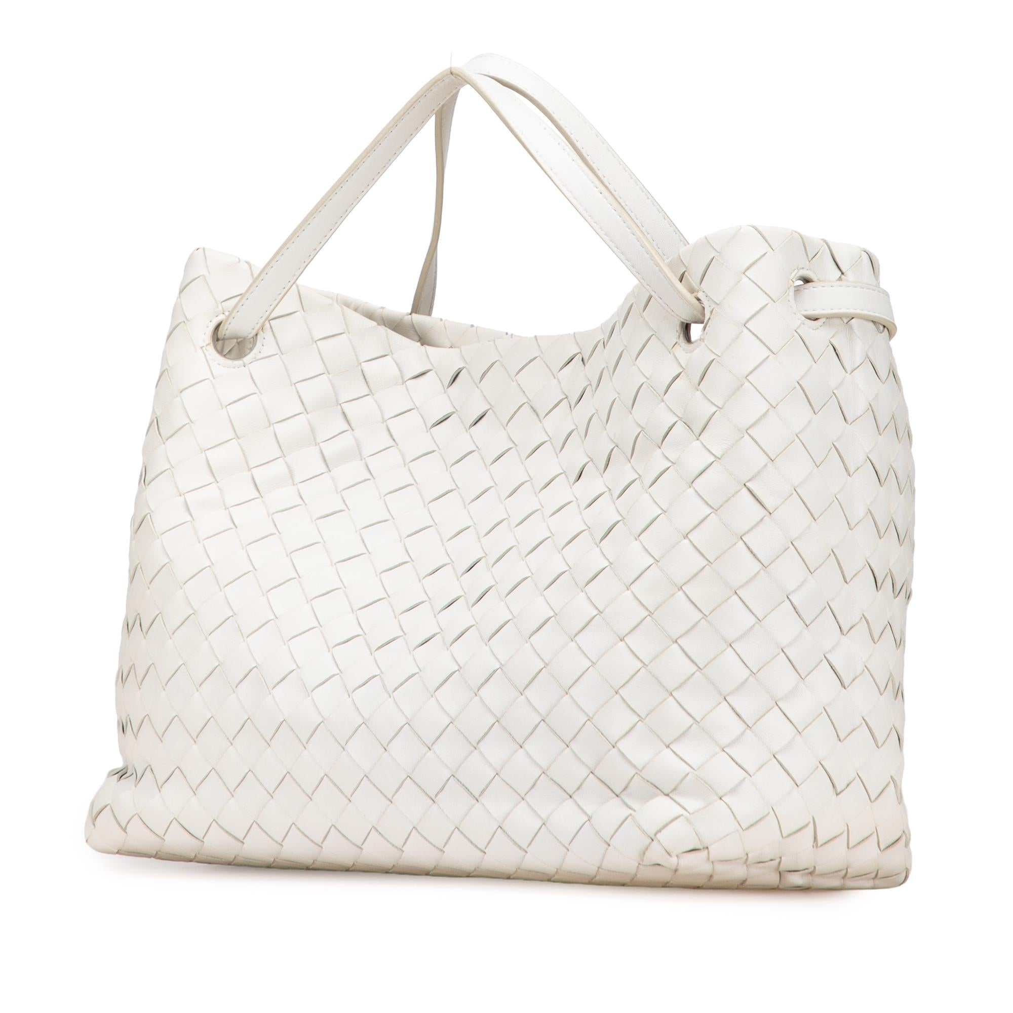 Bottega Veneta Lambskin Intrecciato Tote