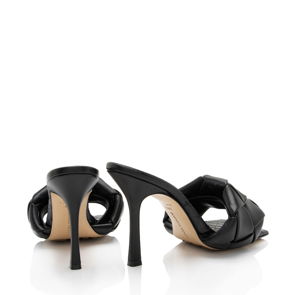 Bottega Veneta Lambskin Lido Sandals - Size 9.5 / 39.5 (SHF-Oy7lM3)