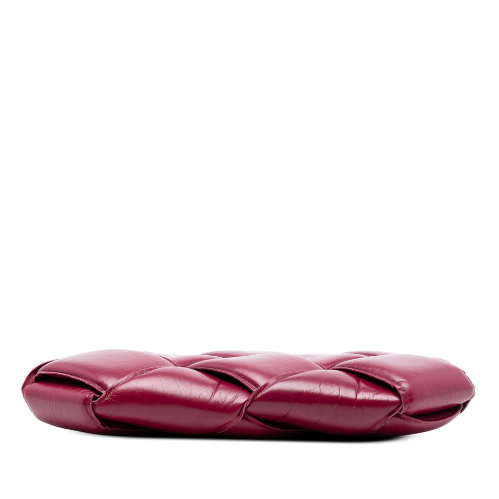 Bottega Veneta Lambskin Maxi Intrecciato Padded Pouch