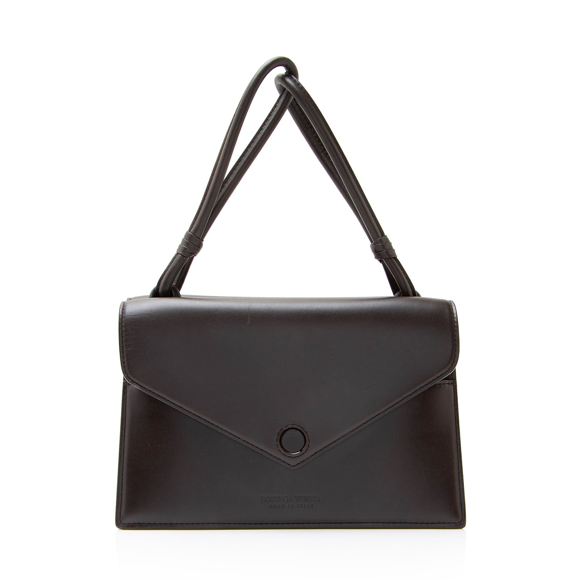 Bottega Veneta Lambskin Knot Lock Nodo Piano Top Handle