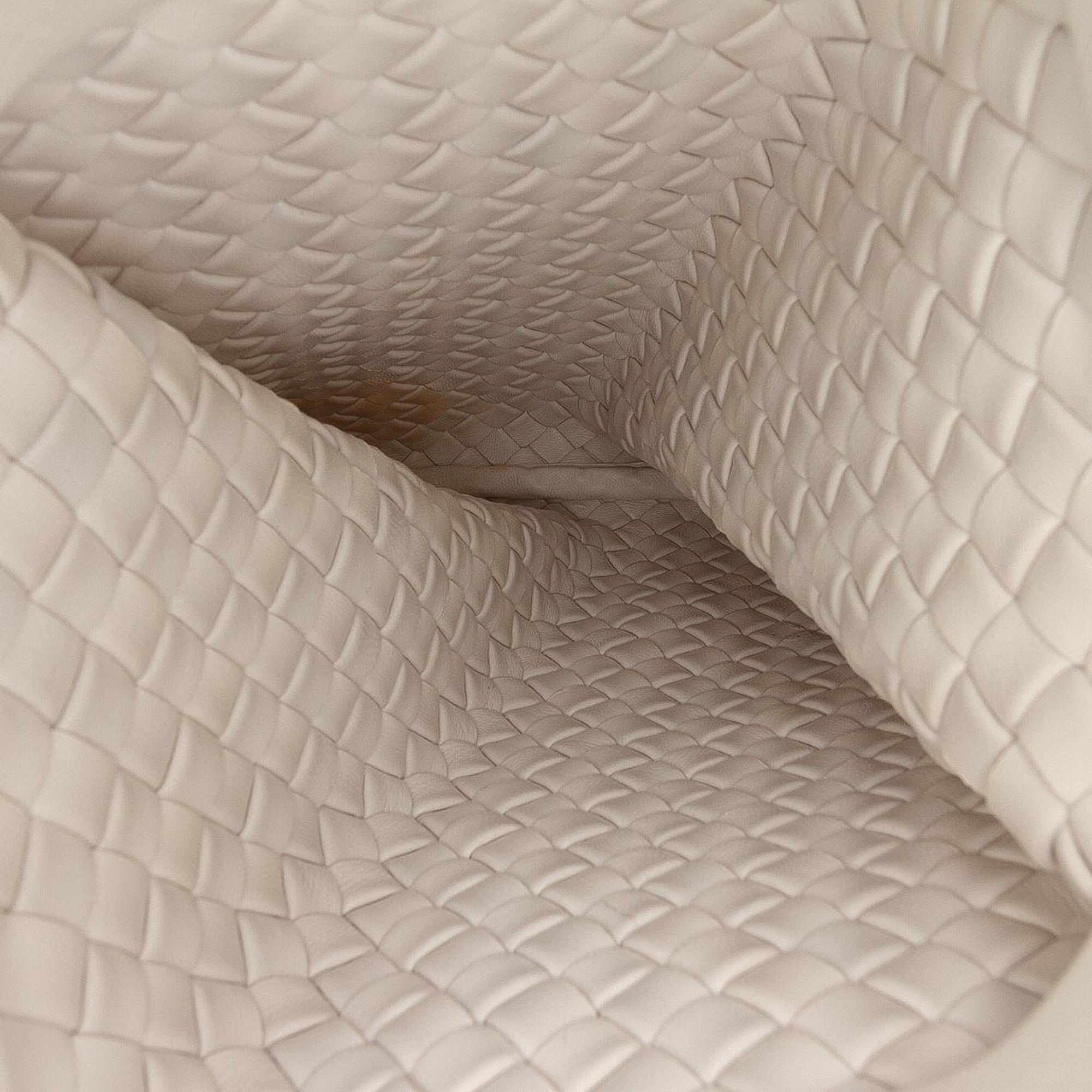 Bottega Veneta Lambskin Padded Intreccio Crisscross Clutch
