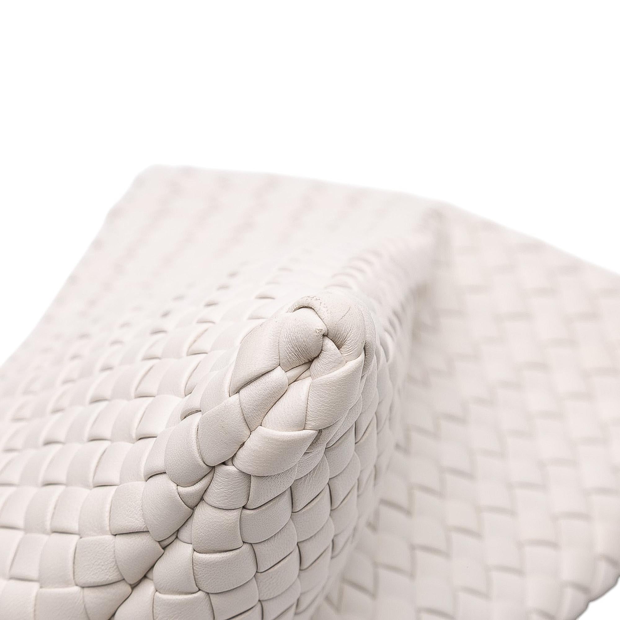 Bottega Veneta Lambskin Padded Intreccio Crisscross Clutch