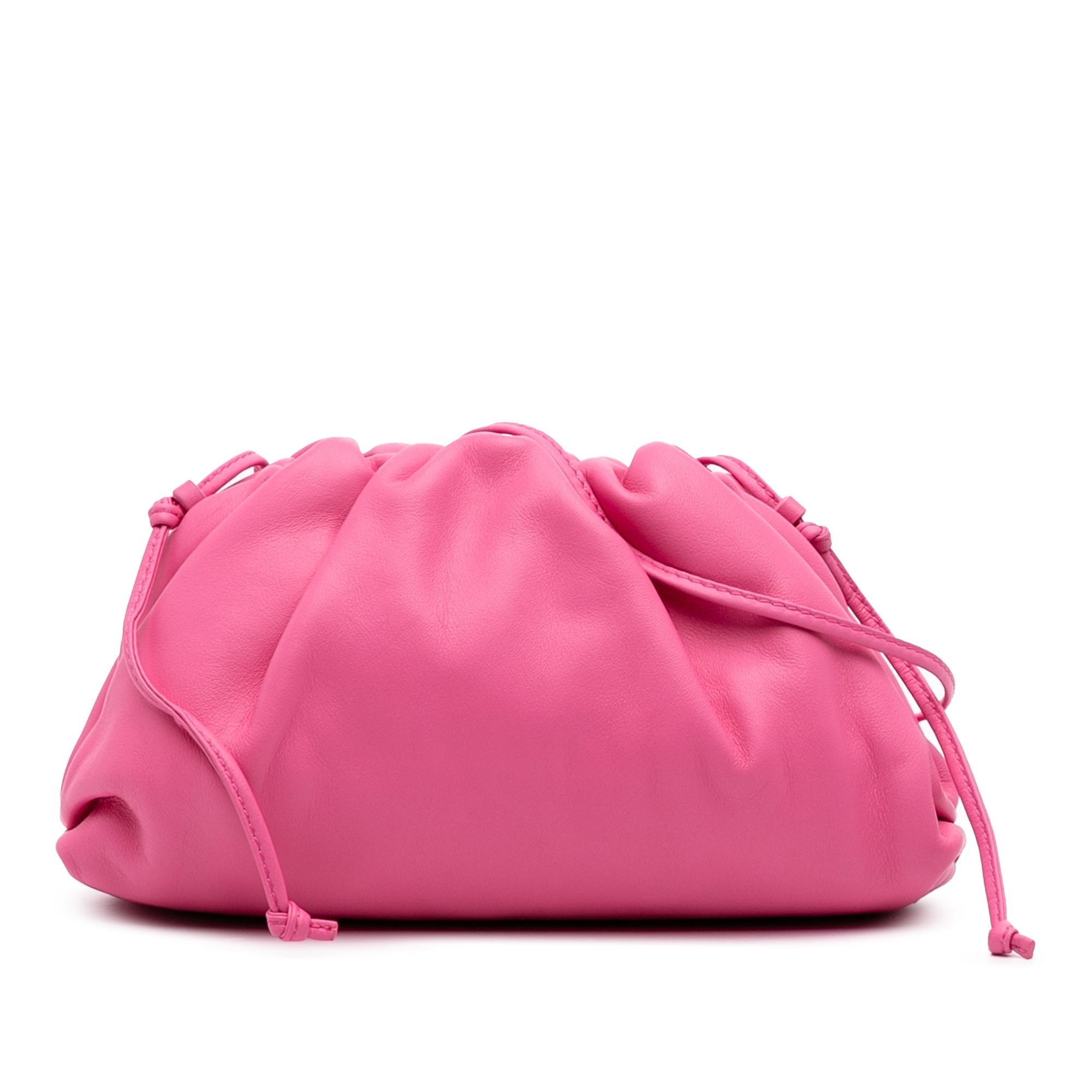 Bottega Veneta Lambskin The Mini Pouch Crossbody