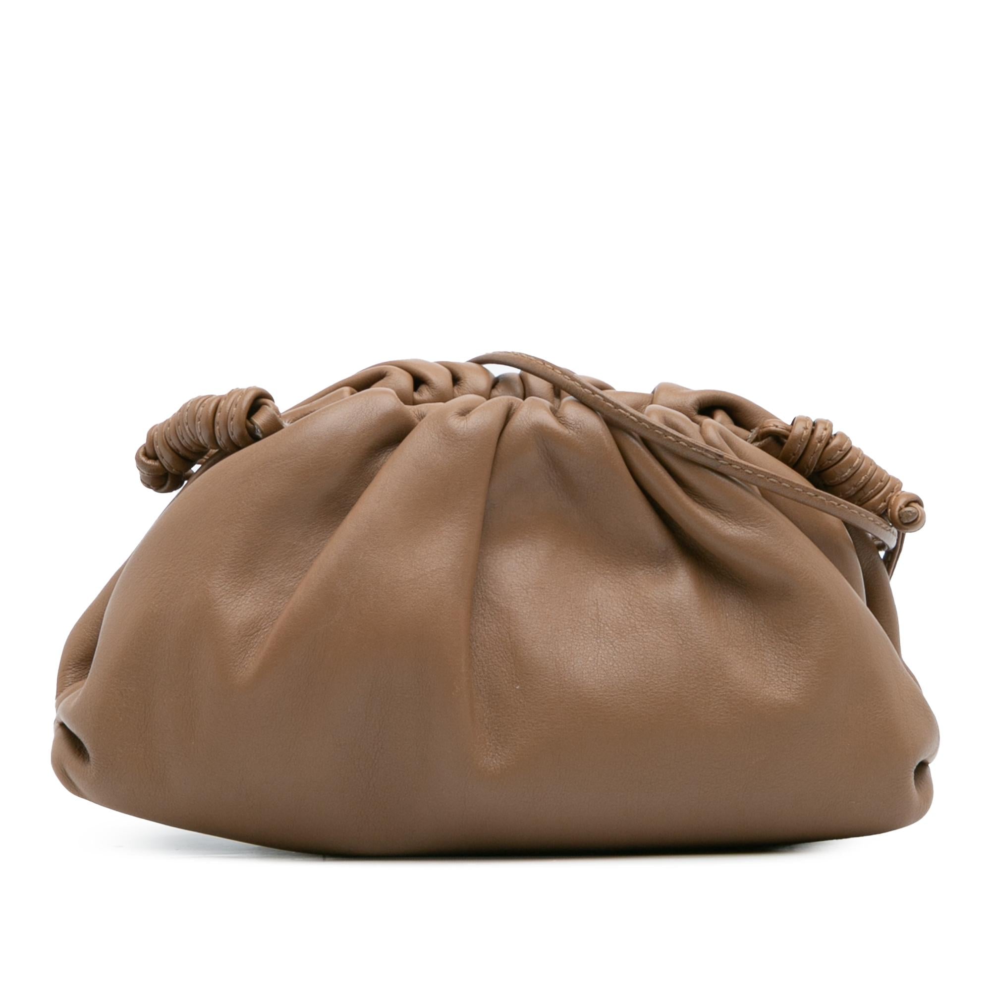Bottega Veneta Lambskin The Mini Pouch Crossbody