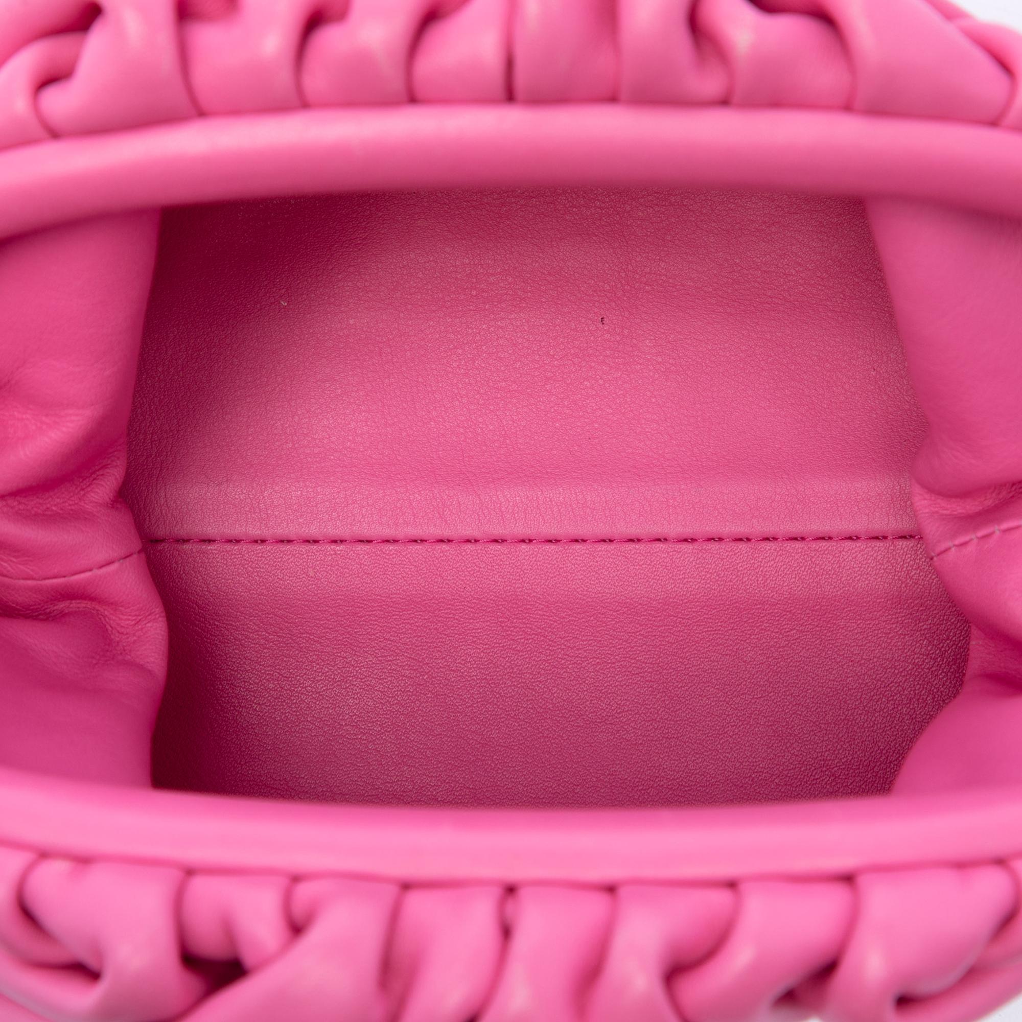 Bottega Veneta Lambskin The Mini Pouch Crossbody