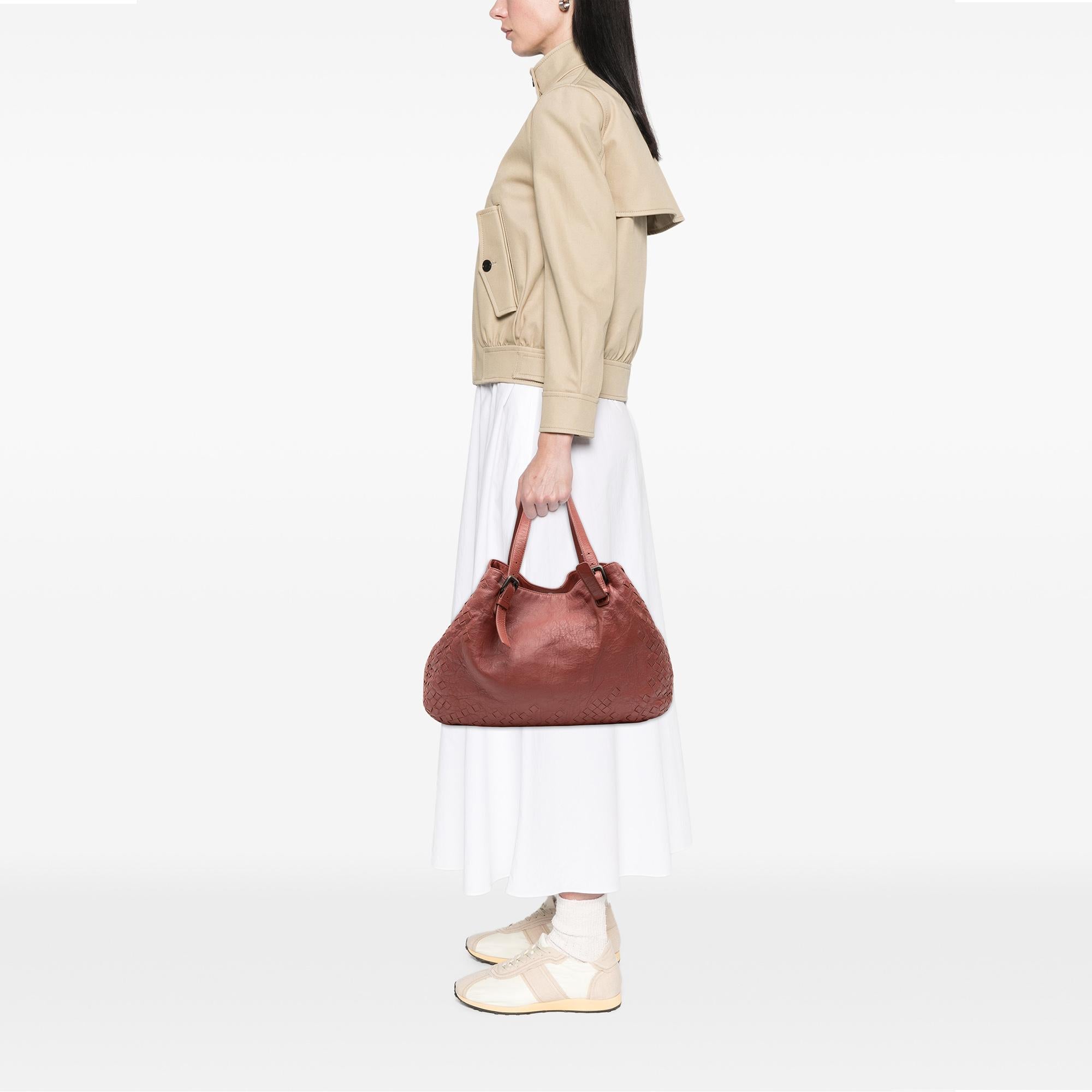 Bottega Veneta Large Intrecciato Trimmed Nappa Cesta Tote