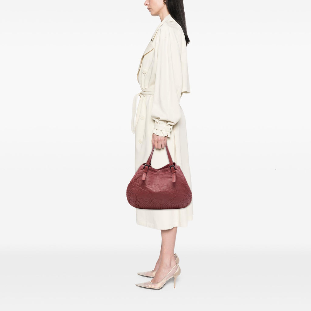 Bottega Veneta Large Intrecciato Trimmed Nappa Cesta Tote
