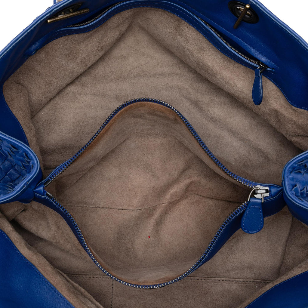 Bottega Veneta Large Nappa Intrecciato Double Chain Tote
