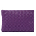 Bottega Veneta Large Nappa Intrecciato Flat Zip Biletto Pouch