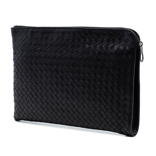 Bottega Veneta Large Nappa Intrecciato Zip Pouch