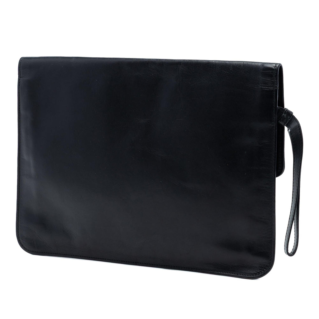 Bottega Veneta Leather Intrecciato Clutch