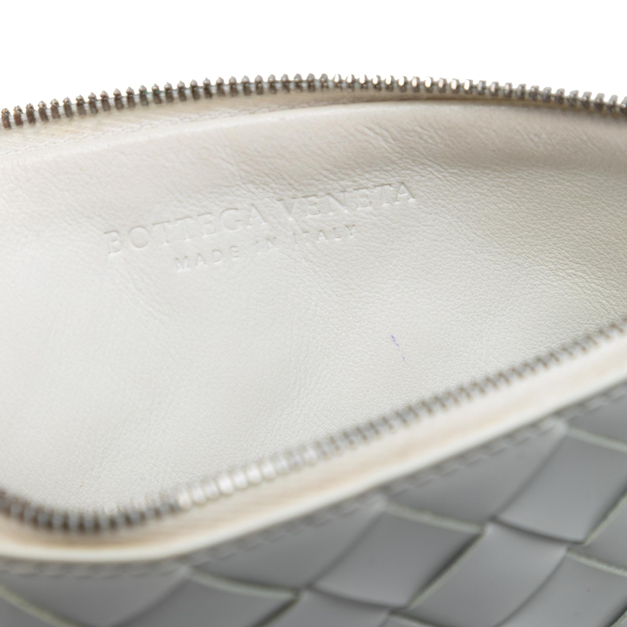 Bottega Veneta Leather Intrecciato Clutch