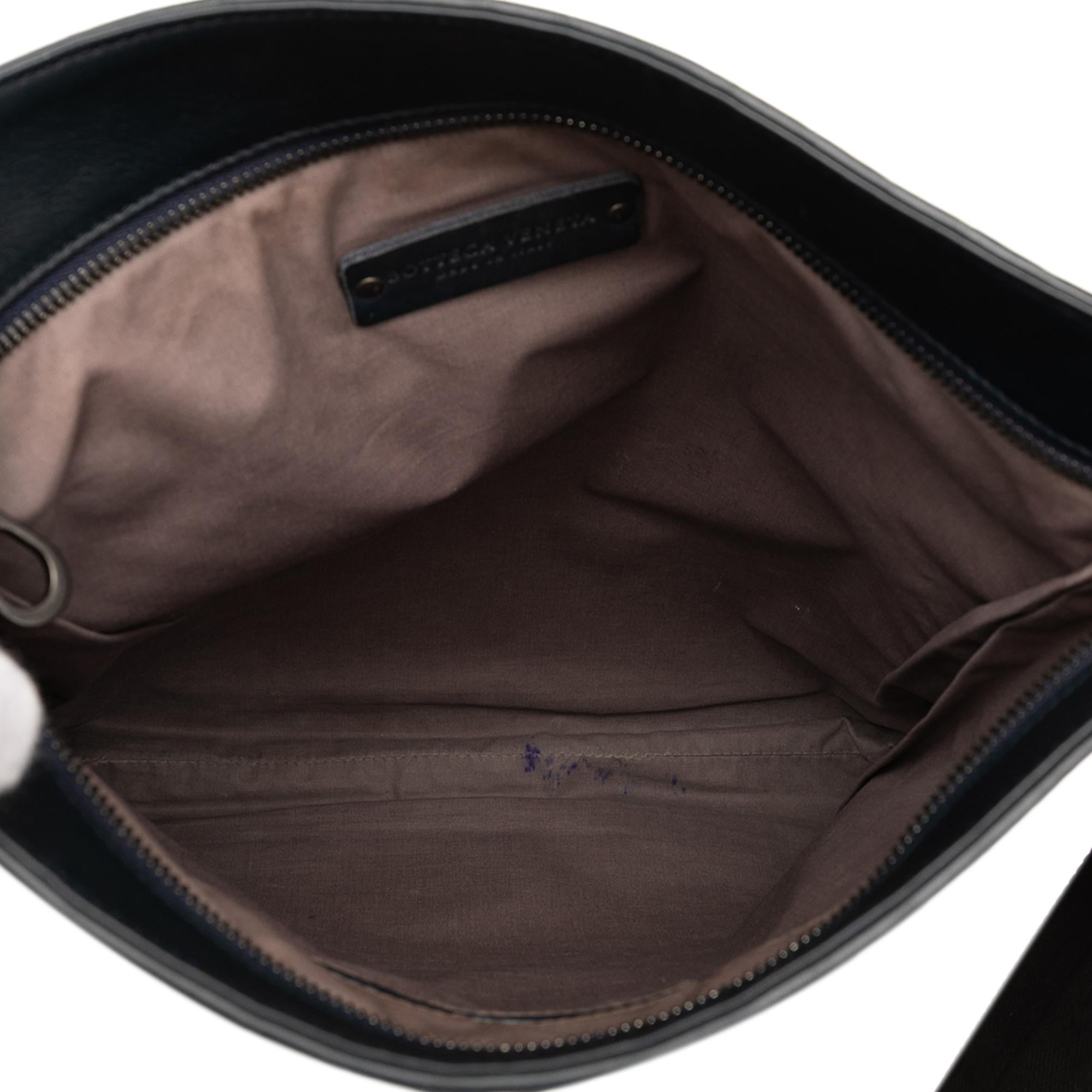 Bottega Veneta Leather Intrecciato Crossbody