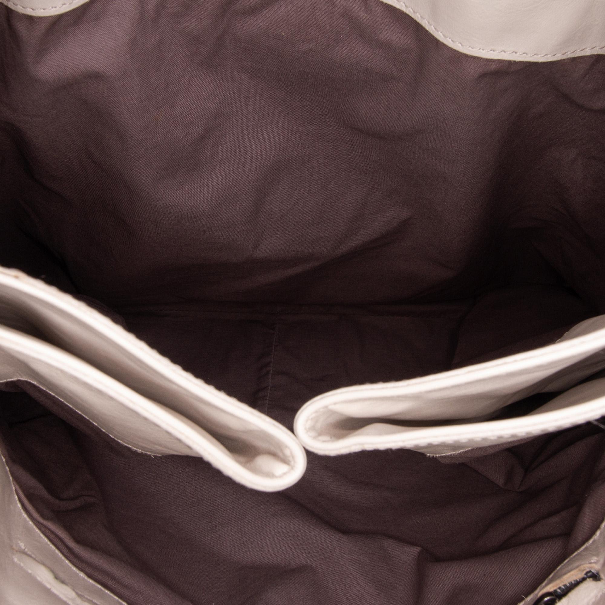 Bottega Veneta Leather Intrecciato Side Zip Tote