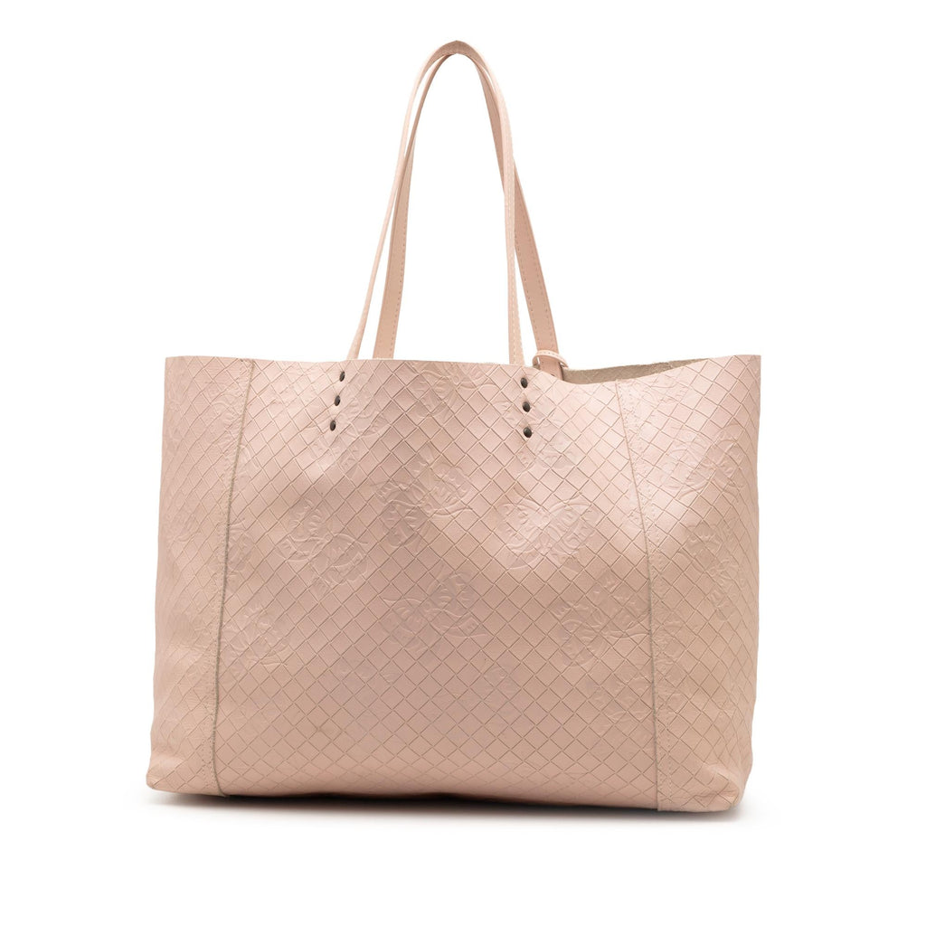 Bottega Veneta Leather Intrecciomirage Butterfly Tote