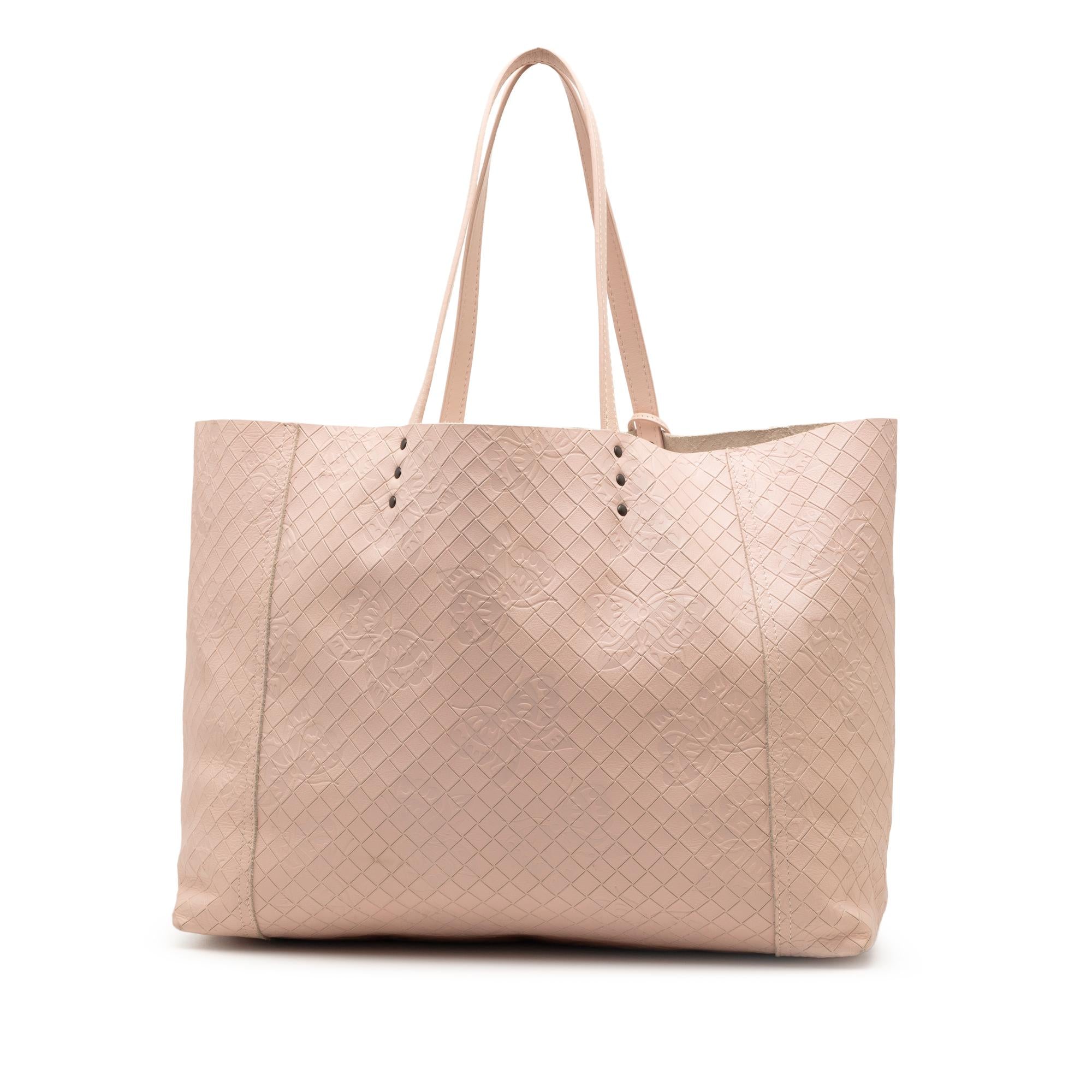 Bottega Veneta Leather Intrecciomirage Butterfly Tote