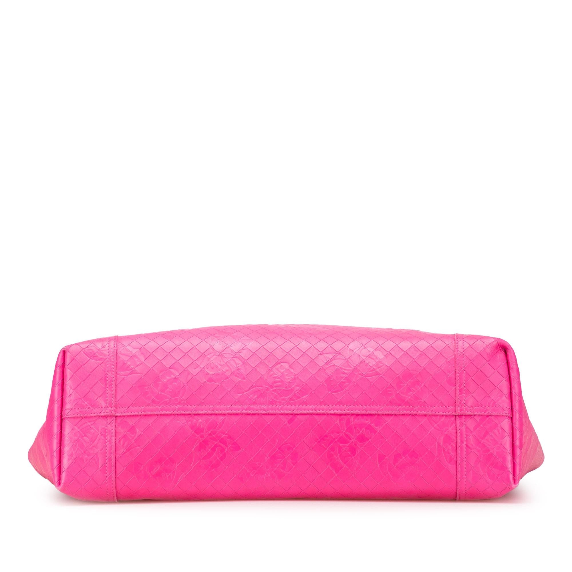 Bottega Veneta Leather Intrecciomirage Butterfly Tote