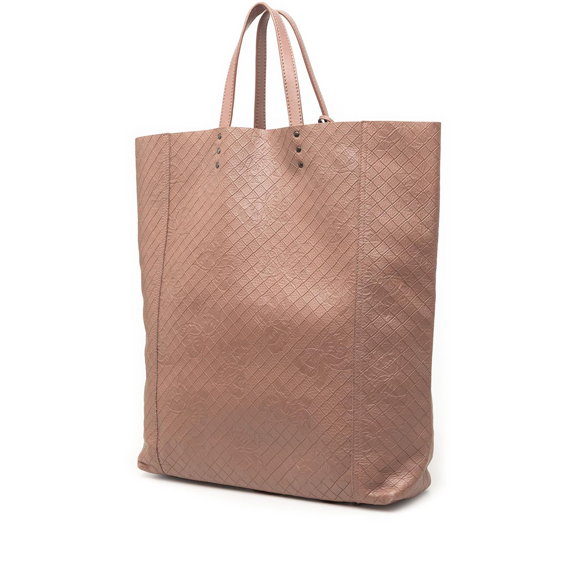 Bottega Veneta Leather Intrecciomirage Butterfly Tote