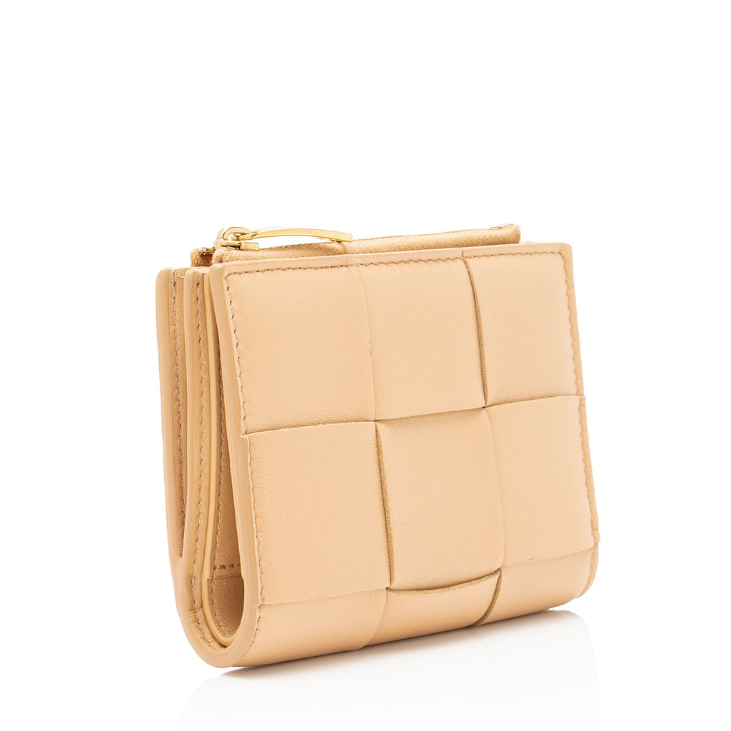 Bottega Veneta Maxi Intrecciato Compact Wallet
