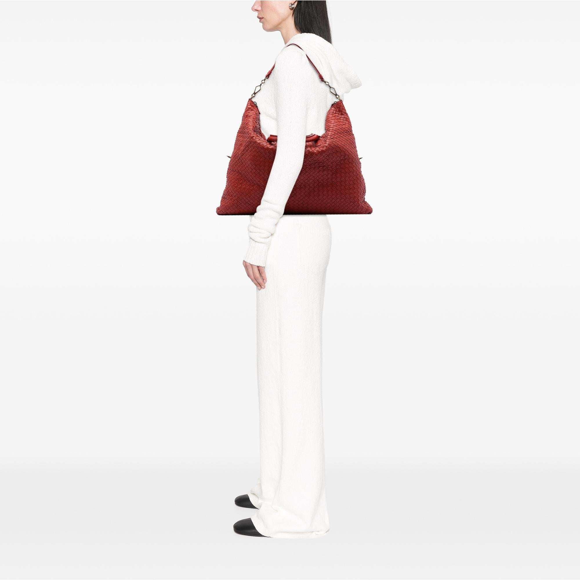 Bottega Veneta Maxi Intrecciato Nappa Convertible Satchel