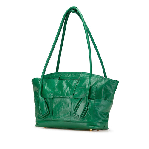 Bottega Veneta Medium Calfskin Maxi Intrecciato Arco Slouch Tote