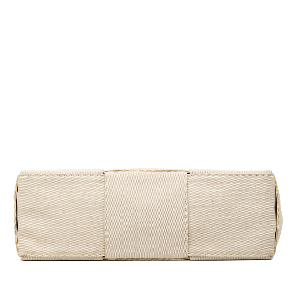 Bottega Veneta Medium Canvas Maxi Intrecciato Arco Tote